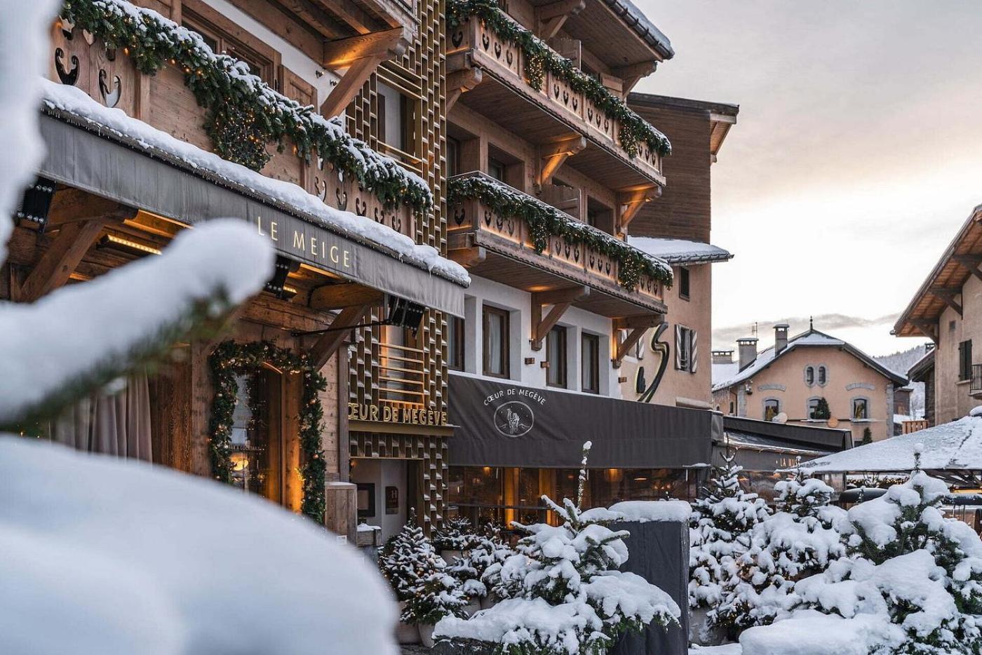 Coeur De Megeve Hotel Exterior foto